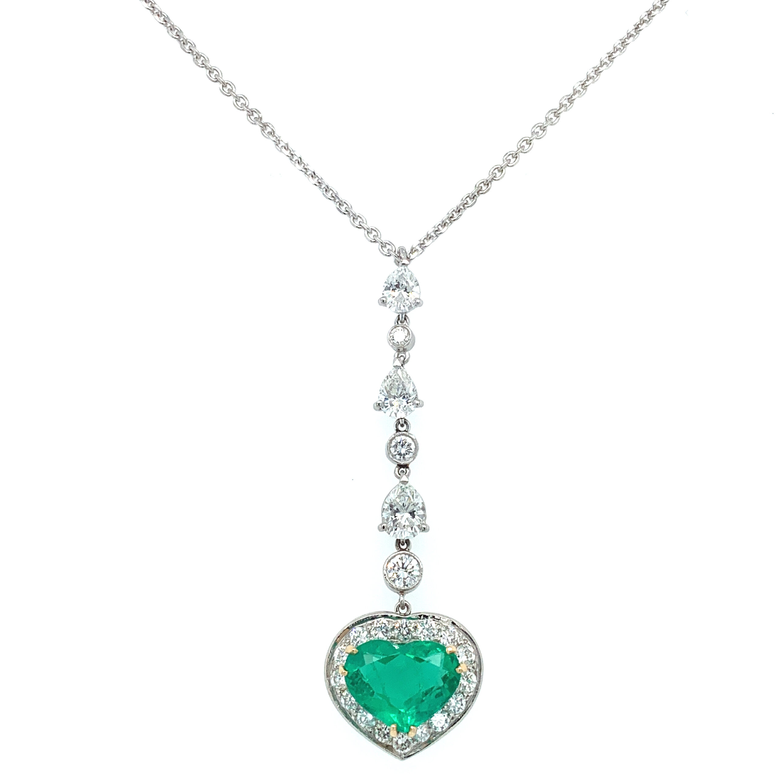 Emerald Baguette Pendant - Gold Emerald Necklace, Gold Emerald Pendant –  Adina Stone Jewelry